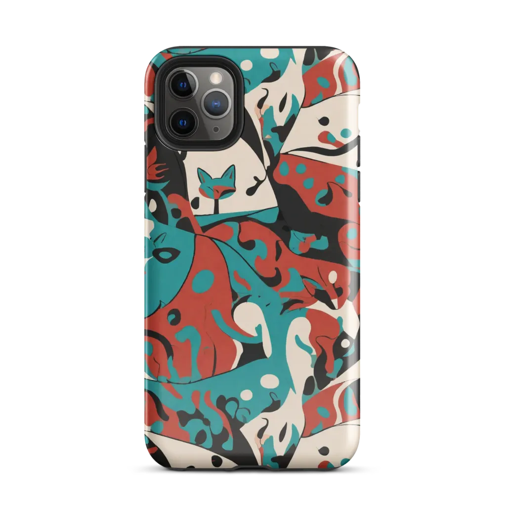 Coral Catwalk on Tough Case for iPhone® — Front