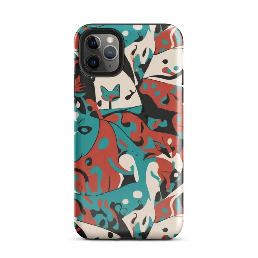 Coral Catwalk on a Tough Case for iPhone®