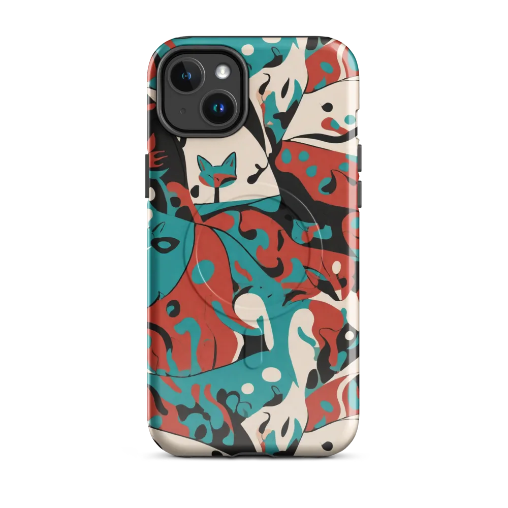Coral Catwalk on MagSafe Tough Case for iPhone® — Front