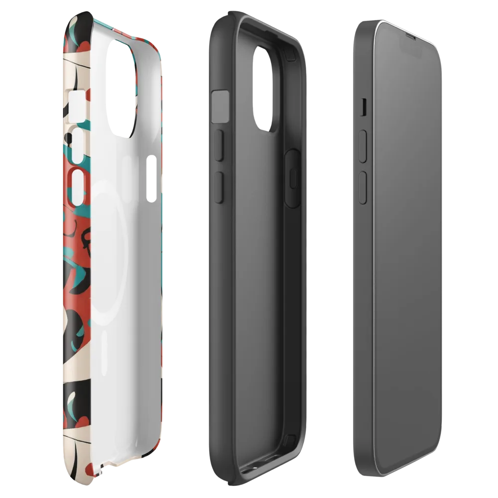 Coral Catwalk on MagSafe Tough Case for iPhone® — Front