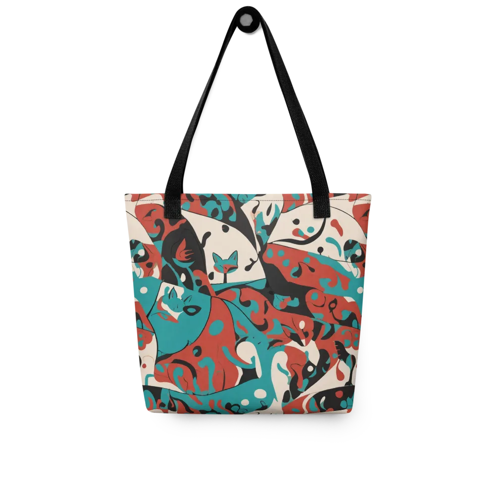 Coral Catwalk on Tote Bag — Front