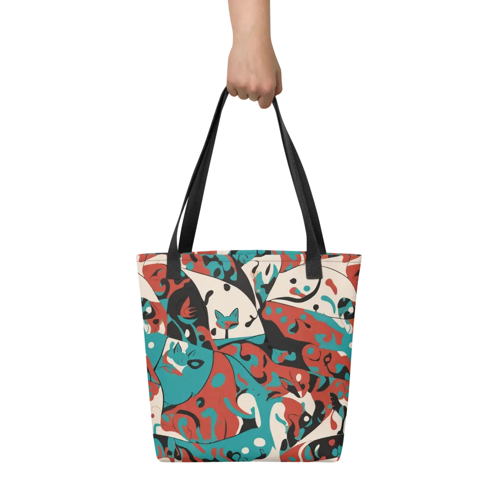 Coral Catwalk on Tote Bag — Front
