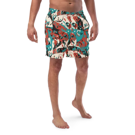 Coral Catwalk on a Swim Trunks