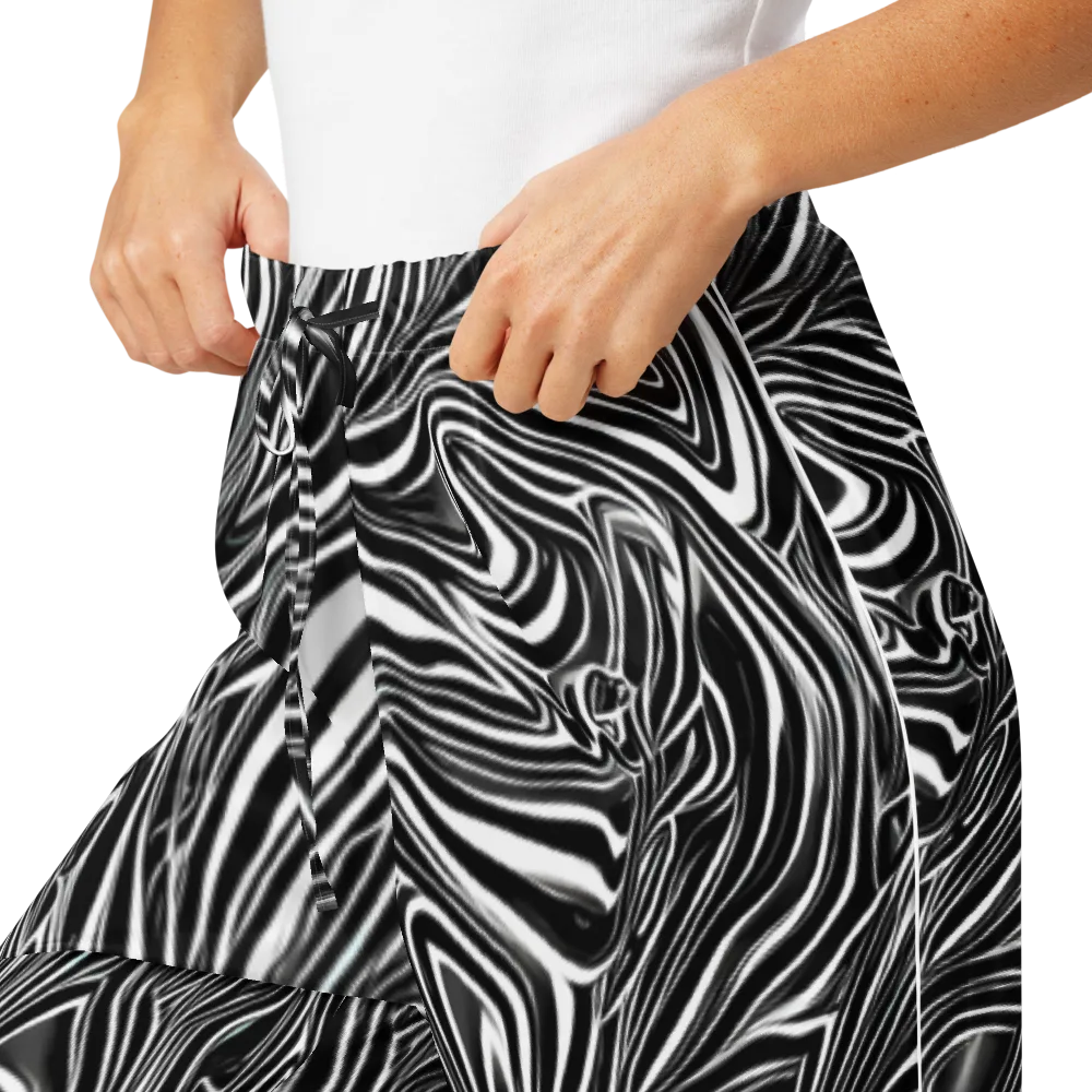 Monochrome Vortex on Women's Pajama Pants — Product details