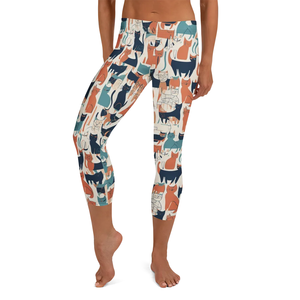 Catwalk Chorus on Capri Leggings — Front