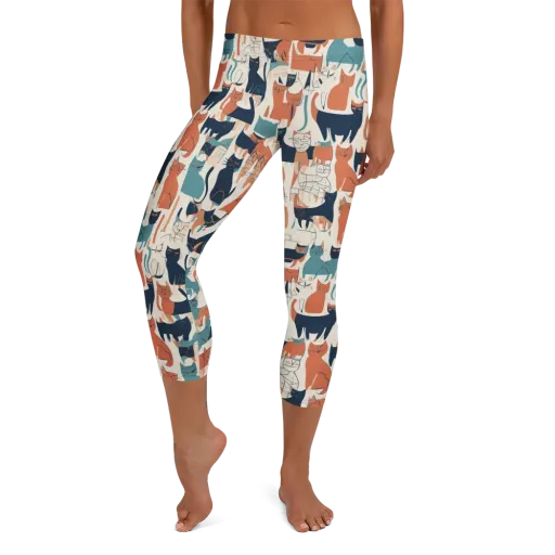 Catwalk Chorus on a Capri Leggings