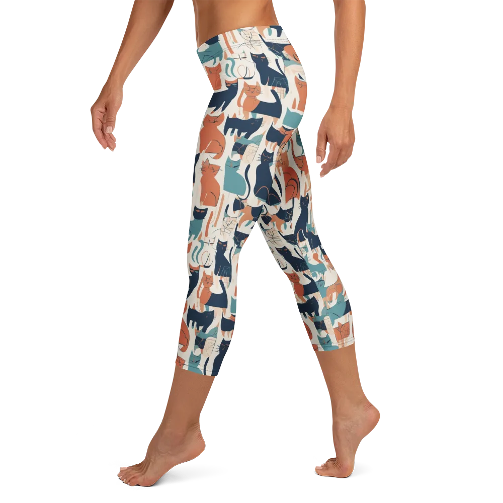 Catwalk Chorus on Capri Leggings — Left
