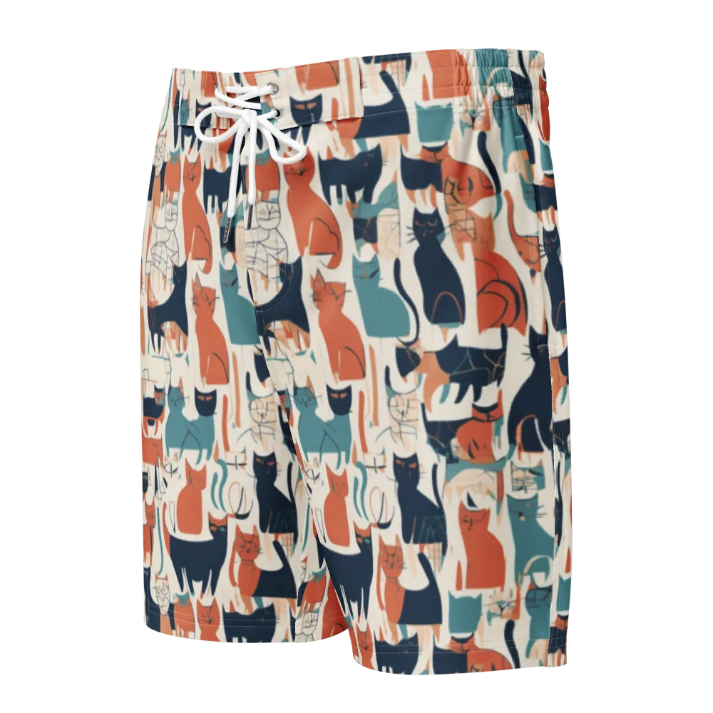 Catwalk Chorus on Men's Board Shorts — Front