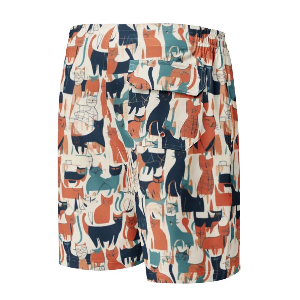 Catwalk Chorus on Men's Board Shorts — Back