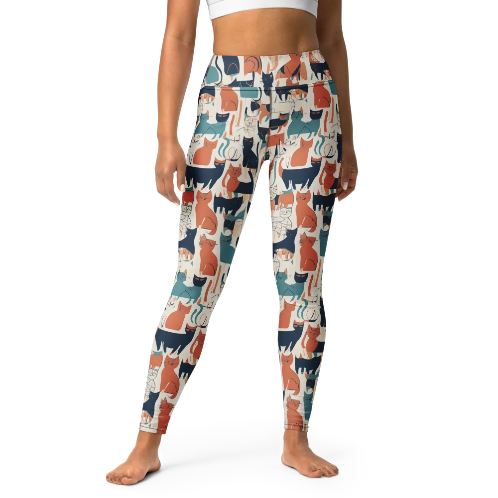 Catwalk Chorus on Yoga Leggings — Front