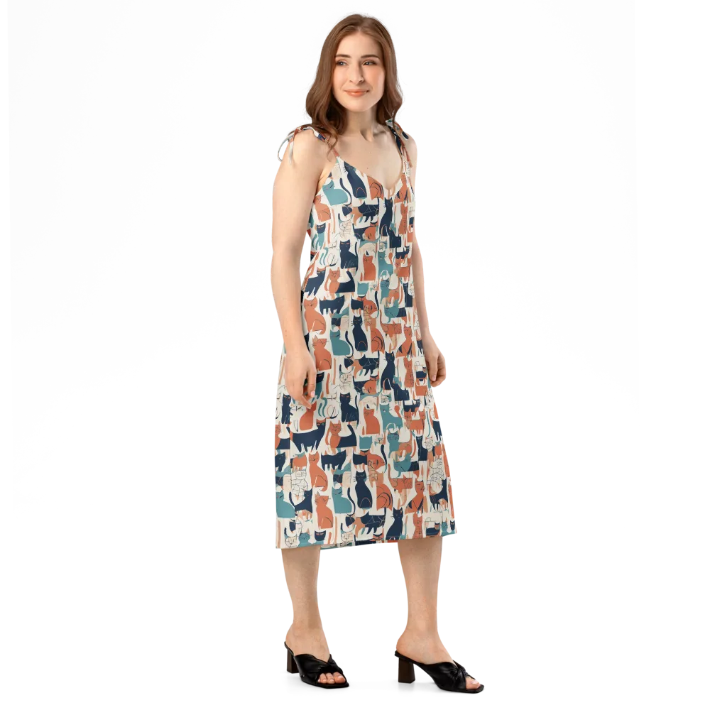 Catwalk Chorus on Slip Dress — Right Front