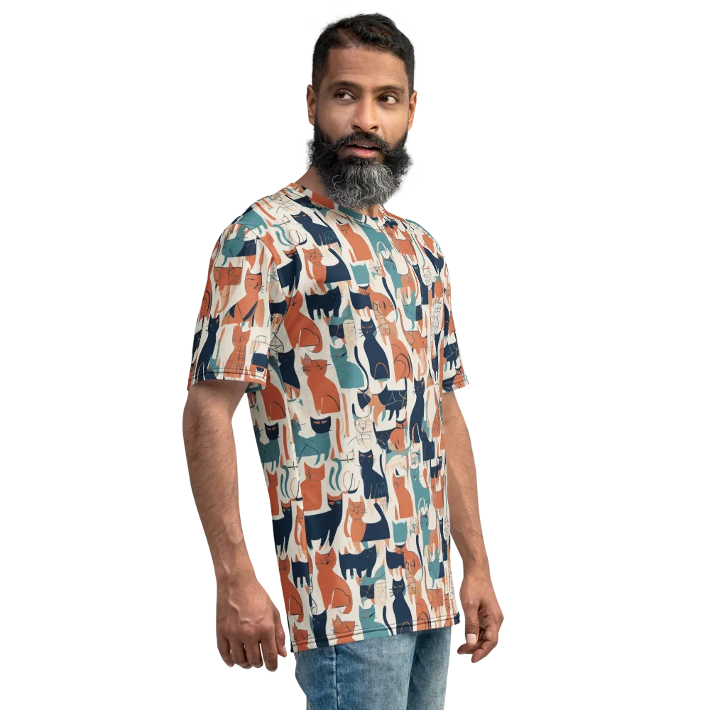Catwalk Chorus on Men's Crew Neck T-Shirt — Right