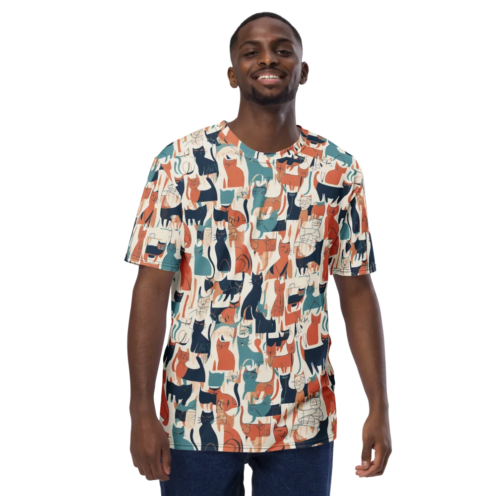 Catwalk Chorus on Men's Crew Neck T-Shirt — Front