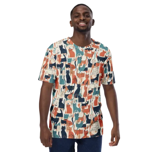 Catwalk Chorus on a Men's Crew Neck T-Shirt