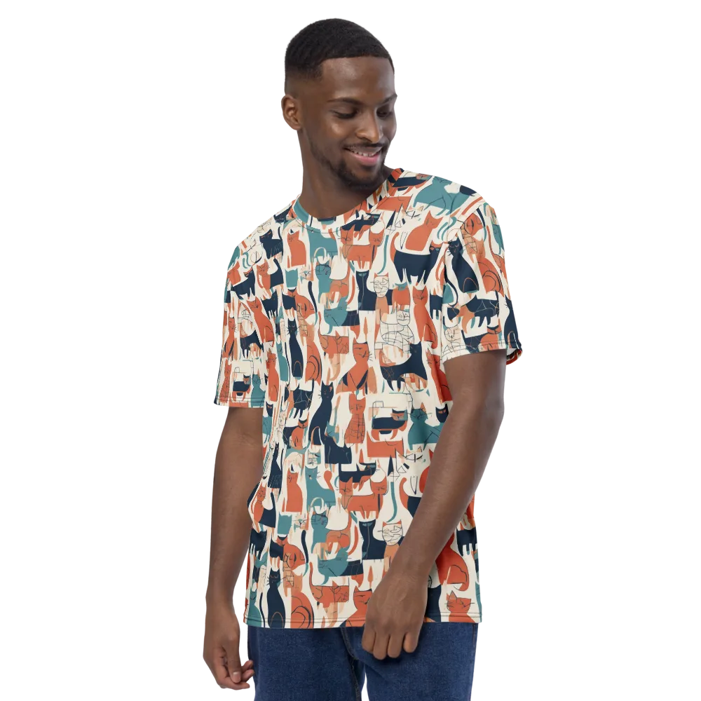 Catwalk Chorus on Men's Crew Neck T-Shirt — Left