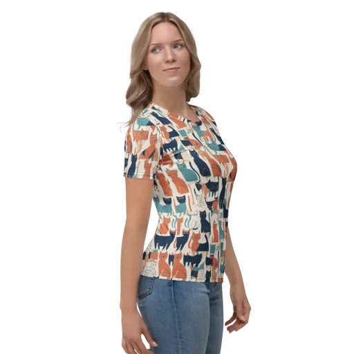 Catwalk Chorus on a Women's Crew Neck T-Shirt