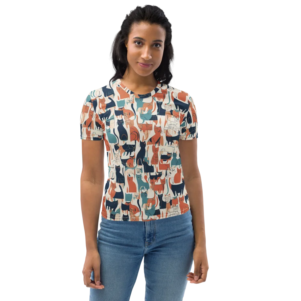 Catwalk Chorus on Women's Crew Neck T-Shirt — Front
