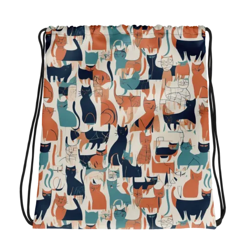 Catwalk Chorus on a Drawstring Bag