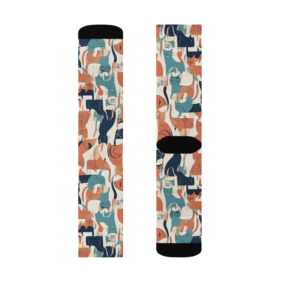 Catwalk Chorus on Socks — Right Sock