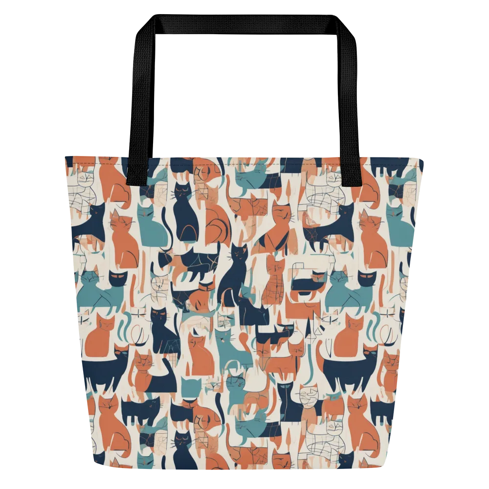 Catwalk Chorus on Large Tote Bag W/ Pocket — Front