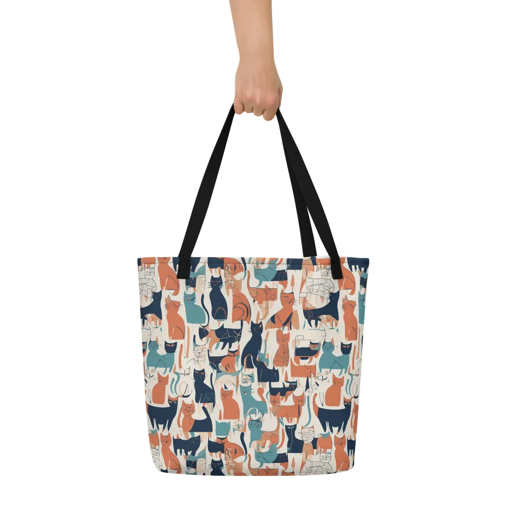 Catwalk Chorus on Large Tote Bag W/ Pocket — Front