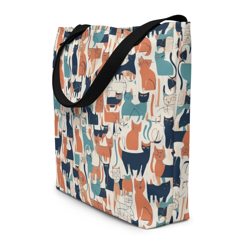 Catwalk Chorus on Large Tote Bag W/ Pocket — Front