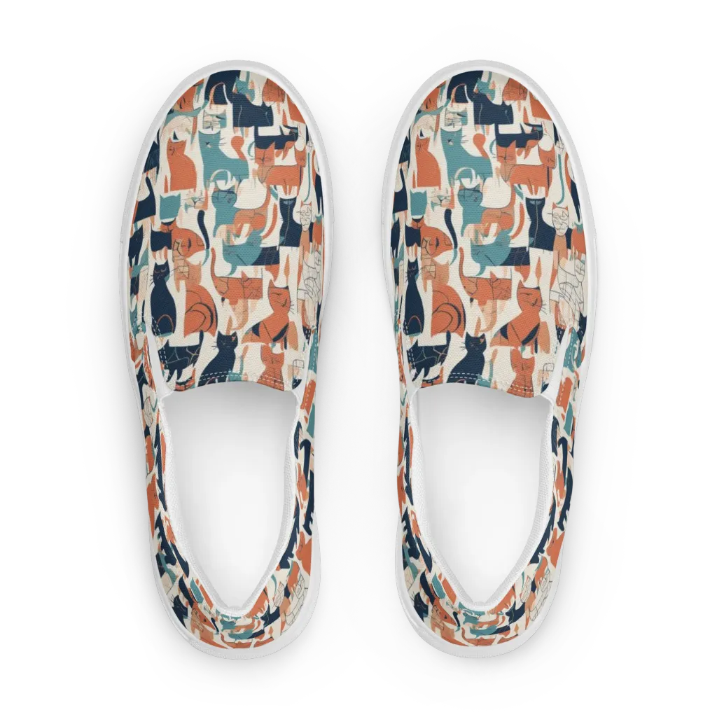 Catwalk Chorus on Women's Slip-On Canvas Shoes — Front
