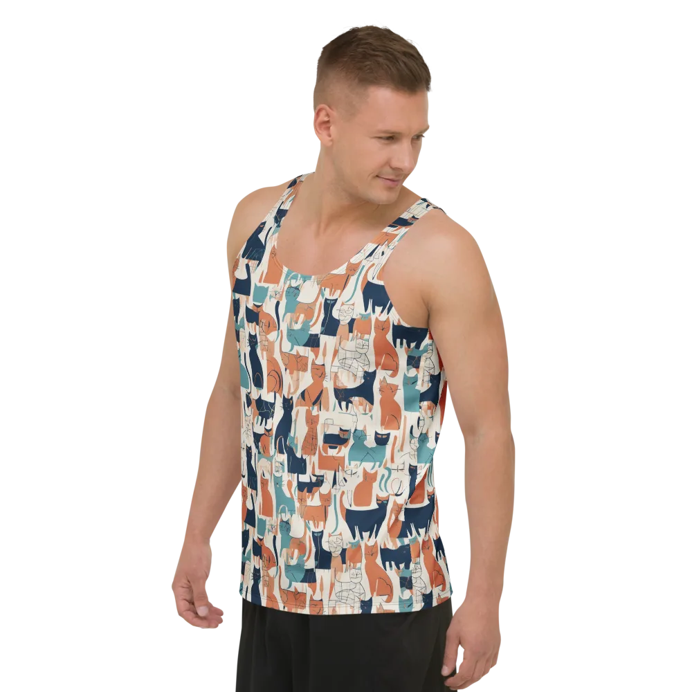 Catwalk Chorus on Men's Tank Top — Left Front