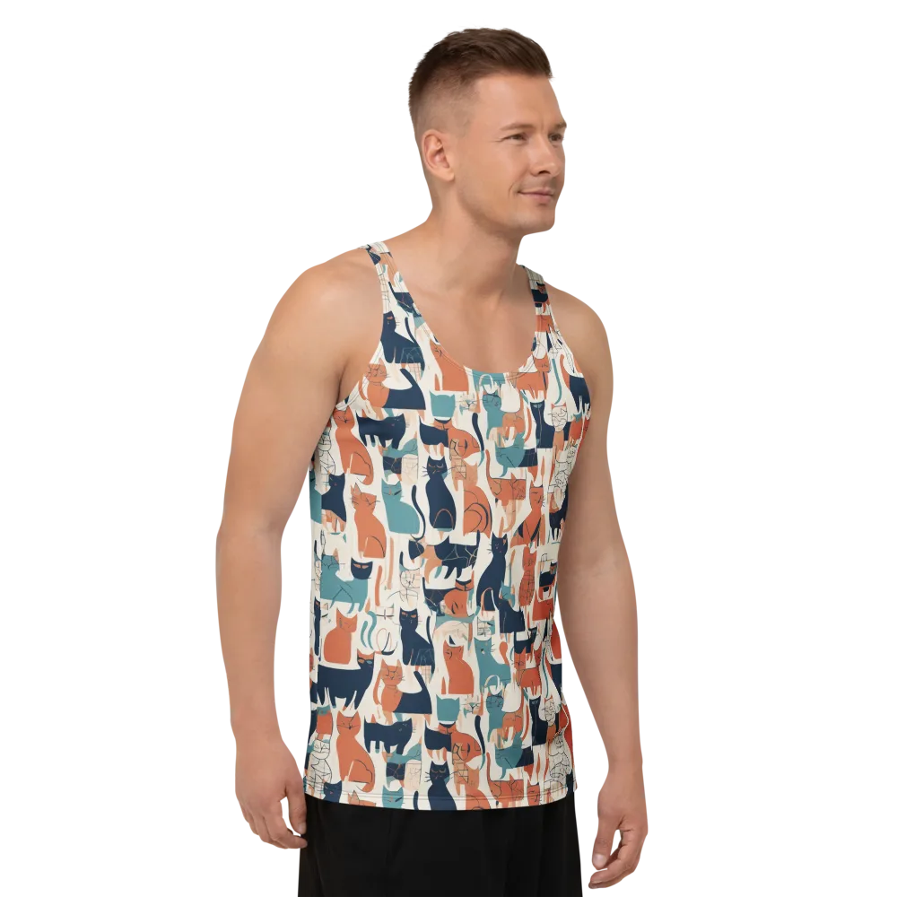Catwalk Chorus on Men's Tank Top — Right Front