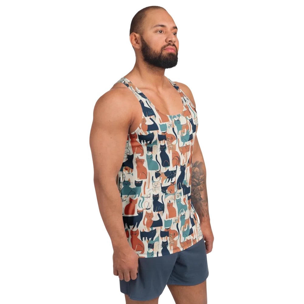 Catwalk Chorus on Men's Tank Top — Right Front