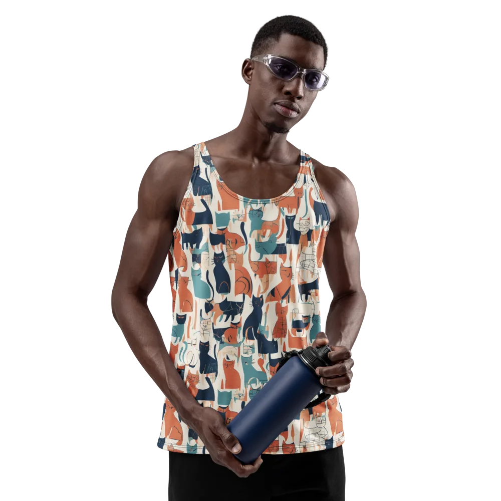 Catwalk Chorus on Men's Tank Top — Front