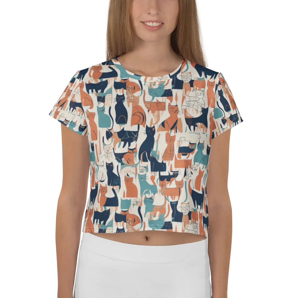 Catwalk Chorus on Crop Tee — Front