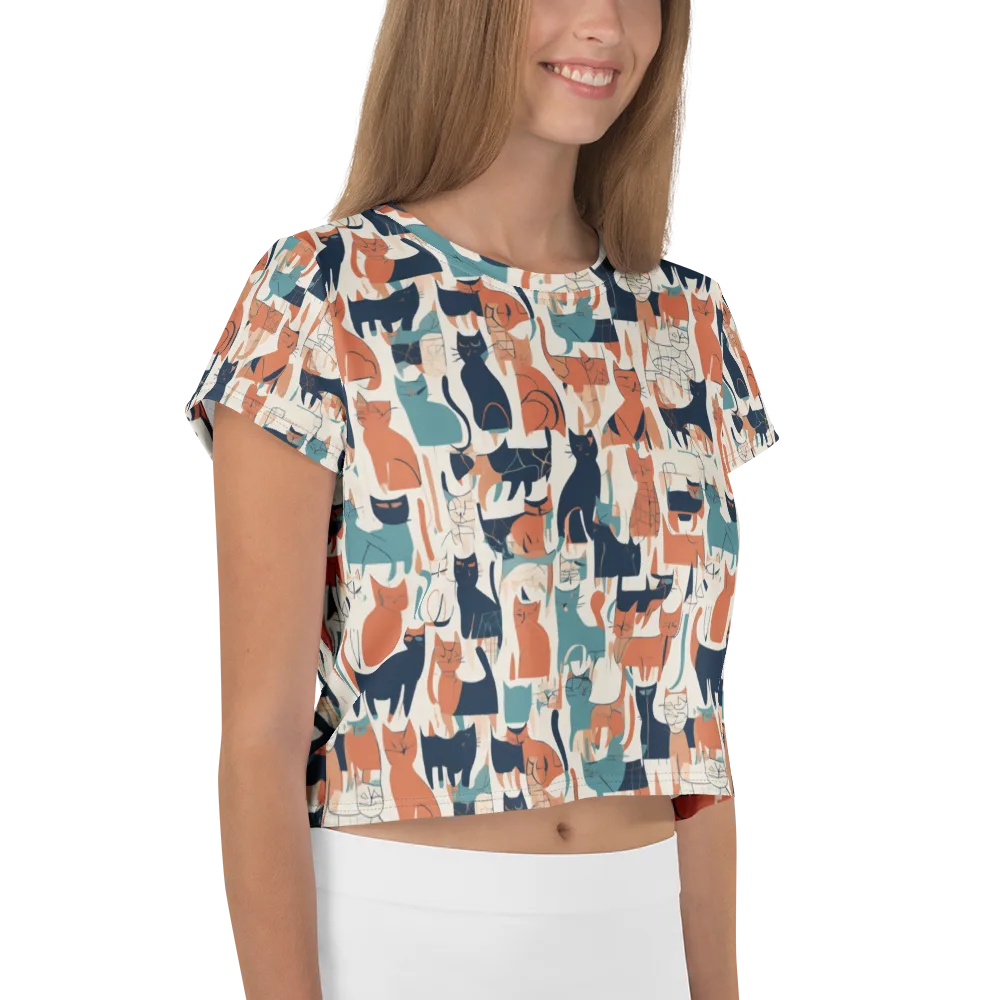 Catwalk Chorus on Crop Tee — Right