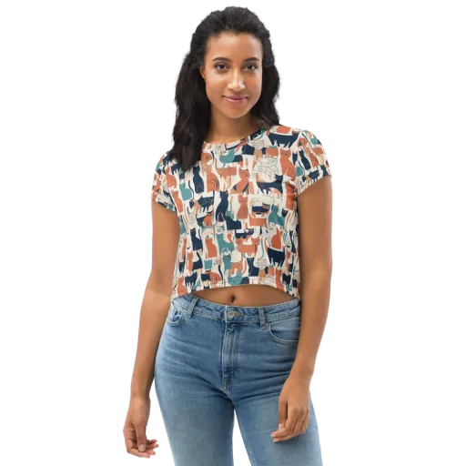 Catwalk Chorus on a Crop Tee