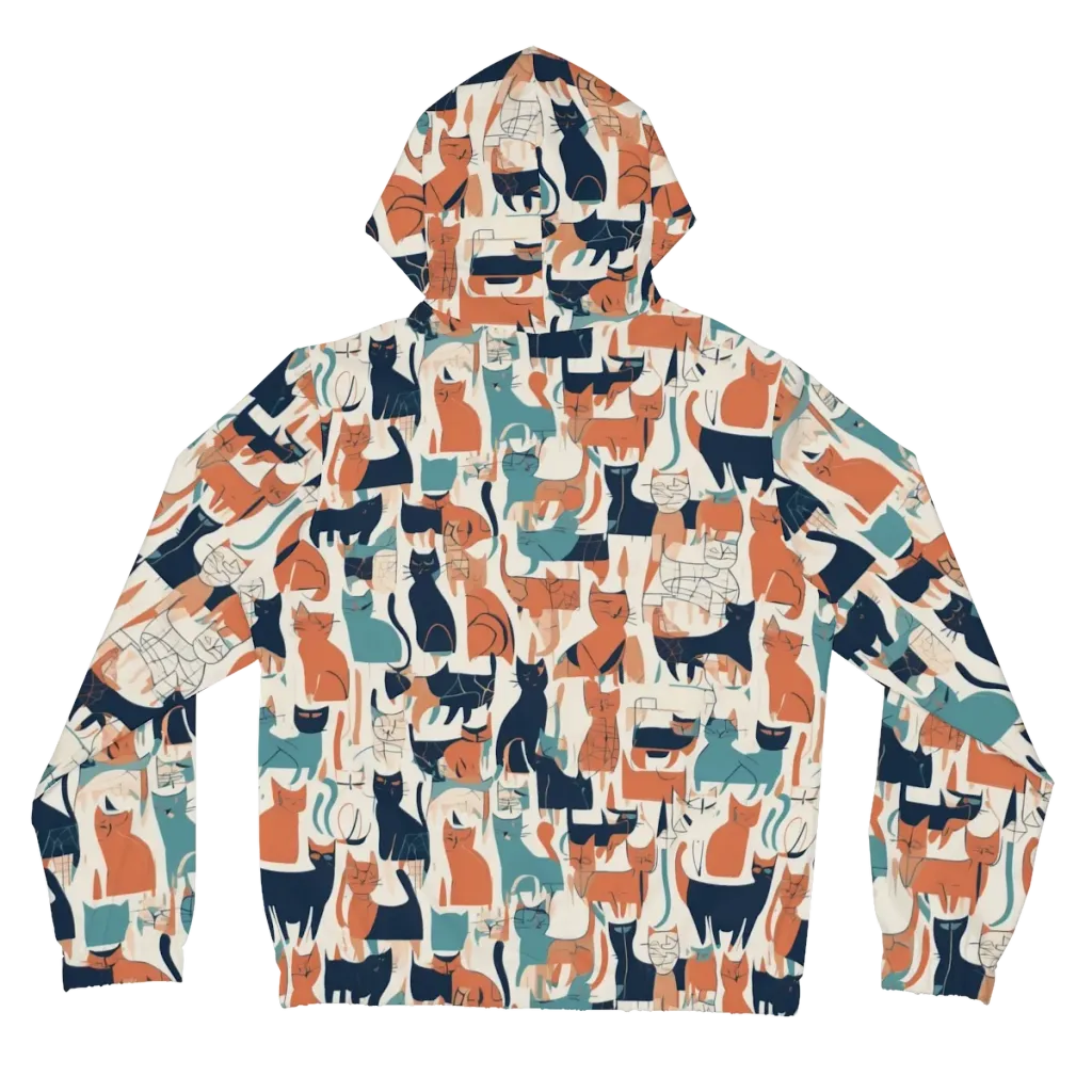 Catwalk Chorus on Women's Full-Zip Hoodie — Back