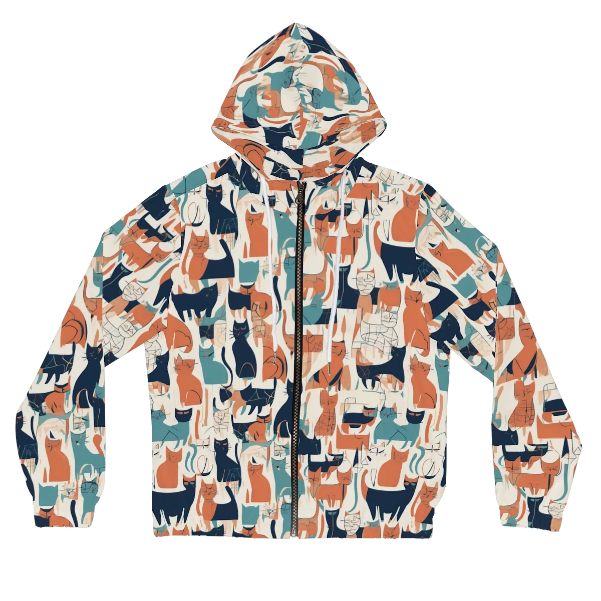 Catwalk Chorus on Women's Full-Zip Hoodie — Front