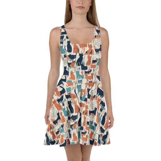 Catwalk Chorus on a Skater Dress