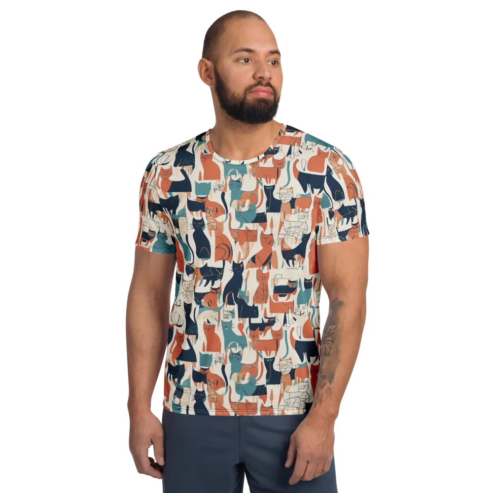 Catwalk Chorus on Men's Athletic T-Shirt — Front