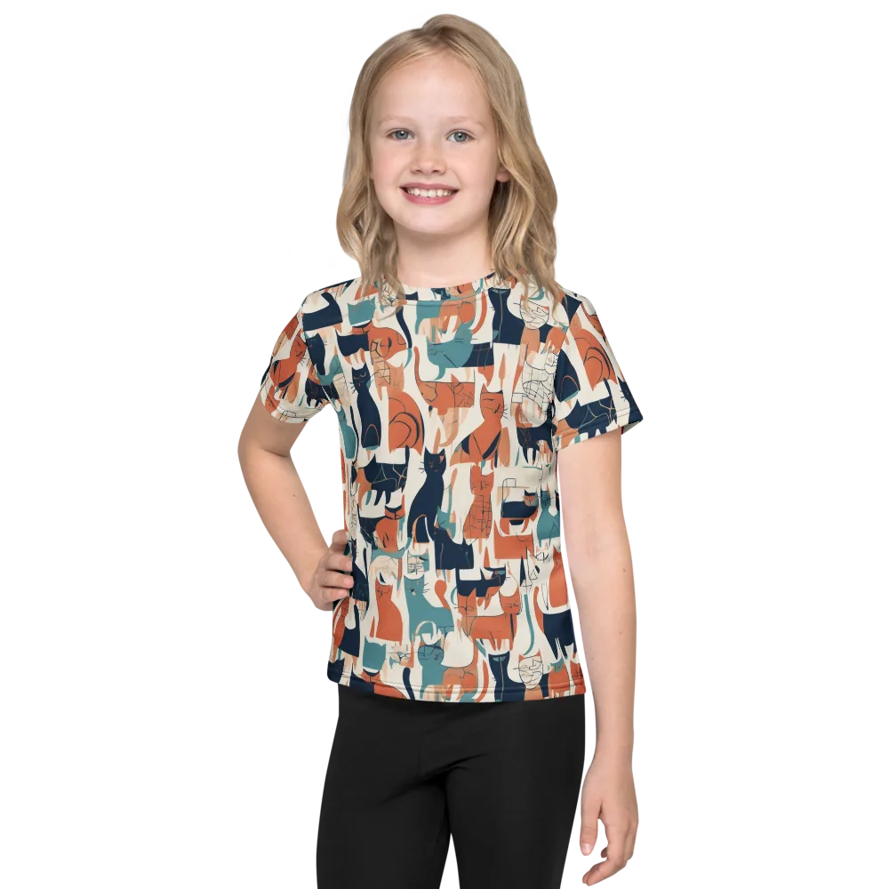 Catwalk Chorus on Kids Crew Neck T-Shirt — Front