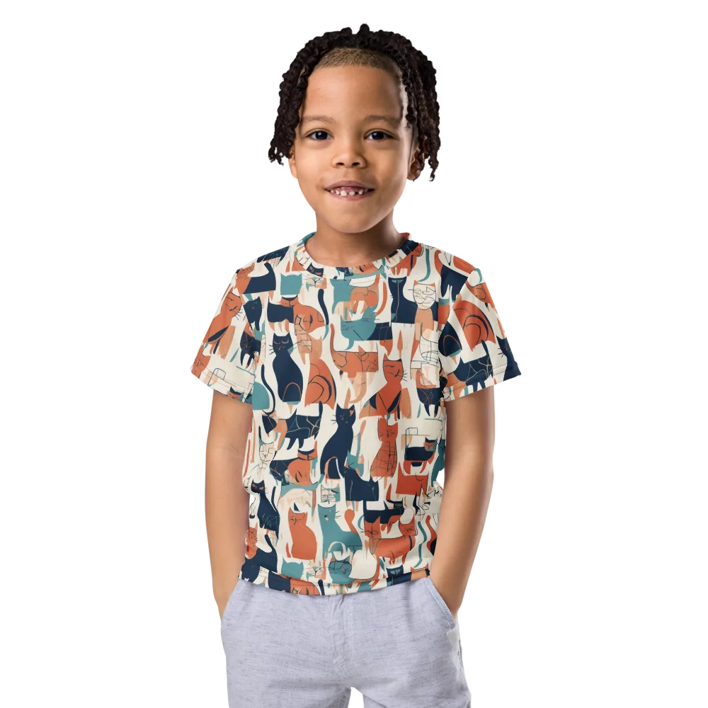 Catwalk Chorus on Kids Crew Neck T-Shirt — Front