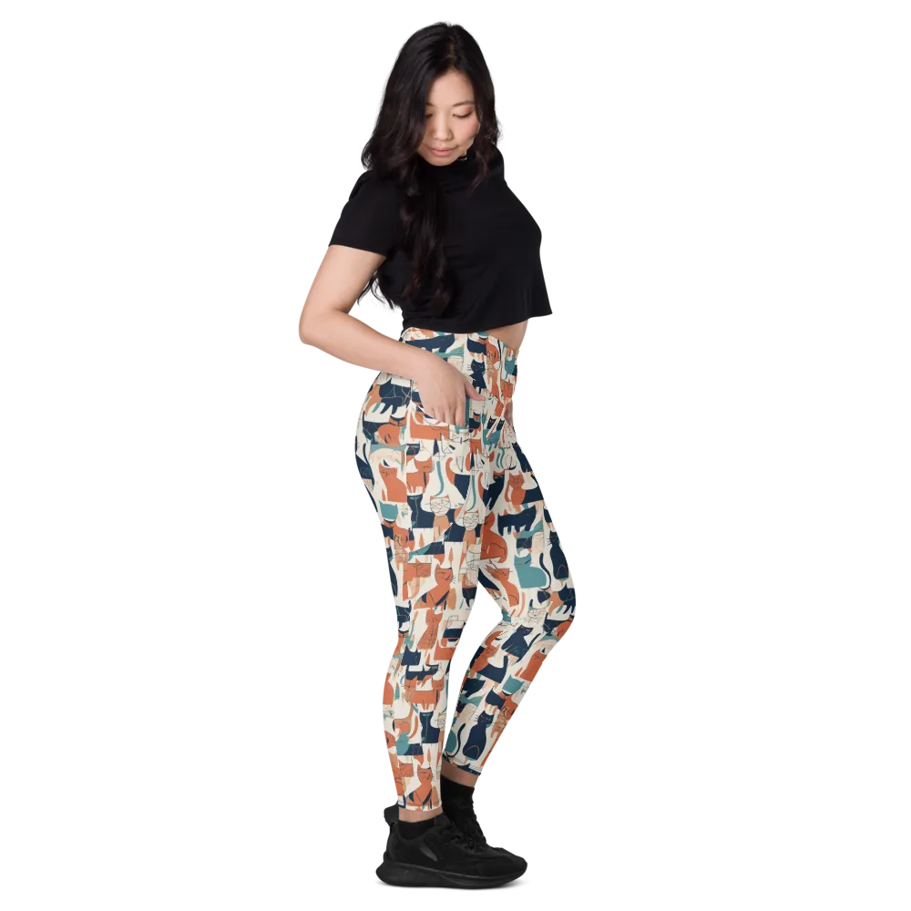 Catwalk Chorus on Leggings with Pockets — Right