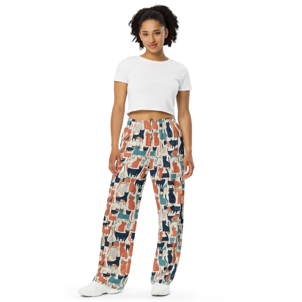 Catwalk Chorus on Wide-Leg Pants — Front