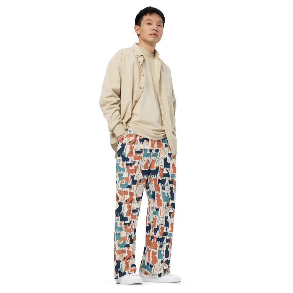 Catwalk Chorus on Wide-Leg Pants — Right Front