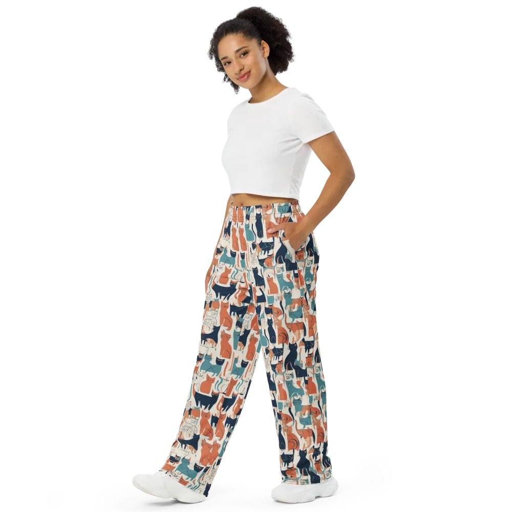Catwalk Chorus on Wide-Leg Pants — Left Front