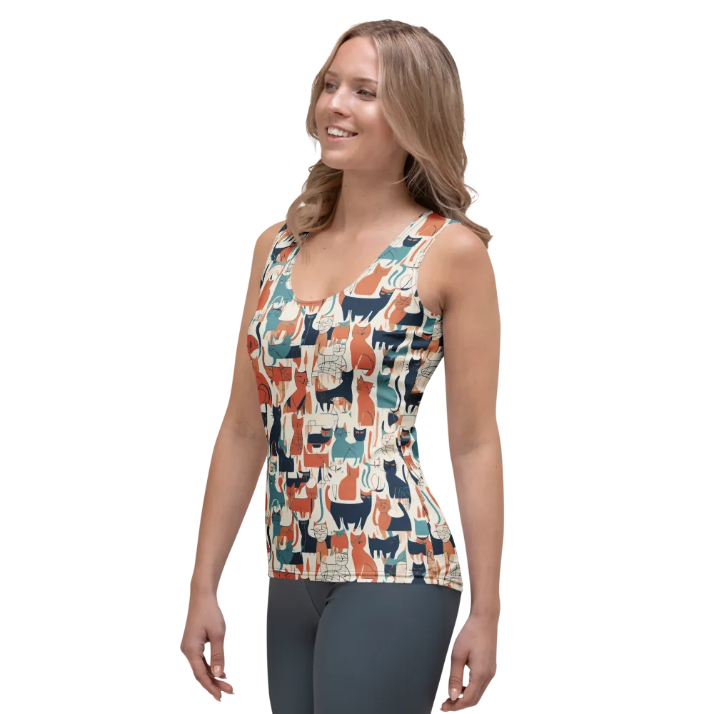 Catwalk Chorus on Women's Tank Top — Left Front