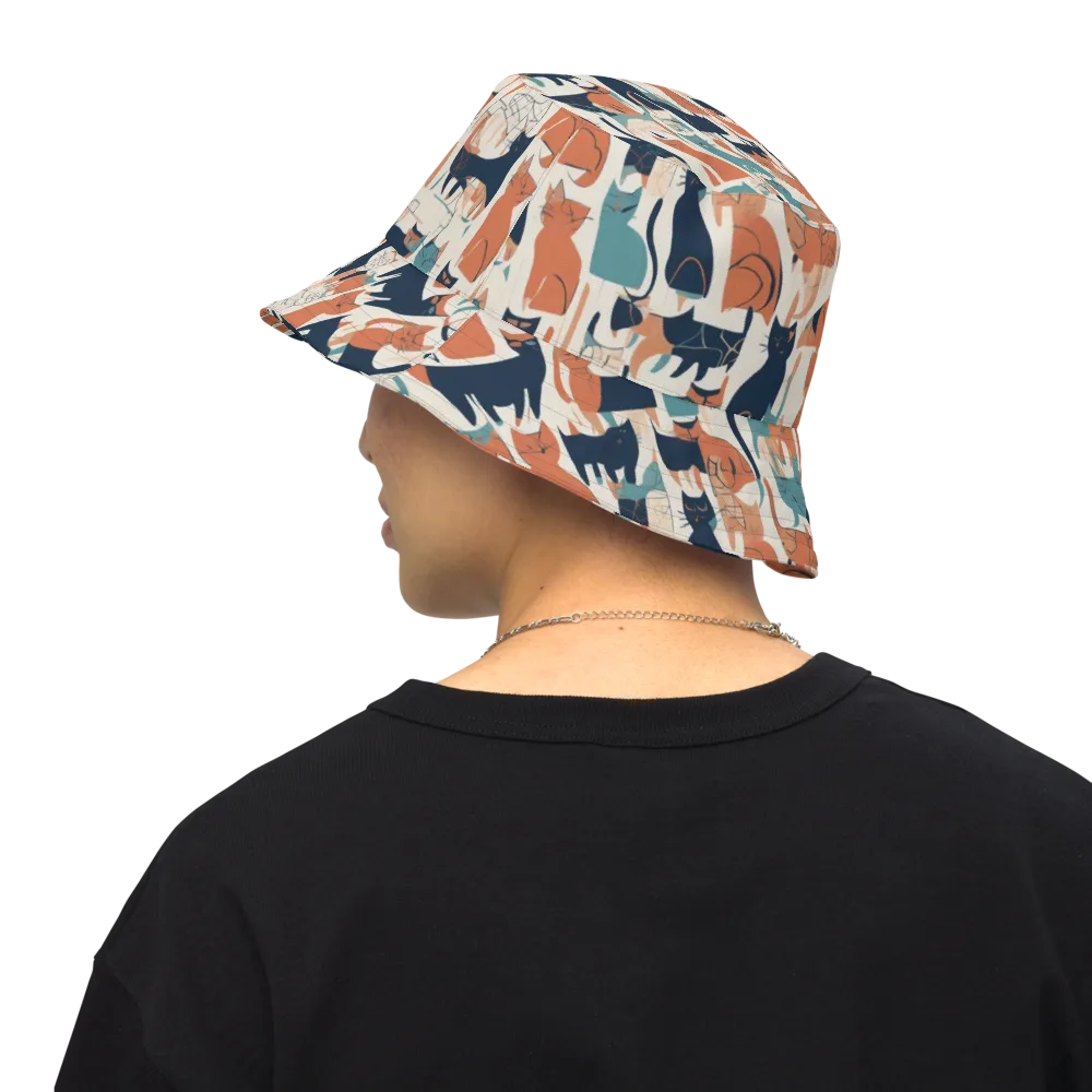 Catwalk Chorus on Reversible Bucket Hat — Back Inside