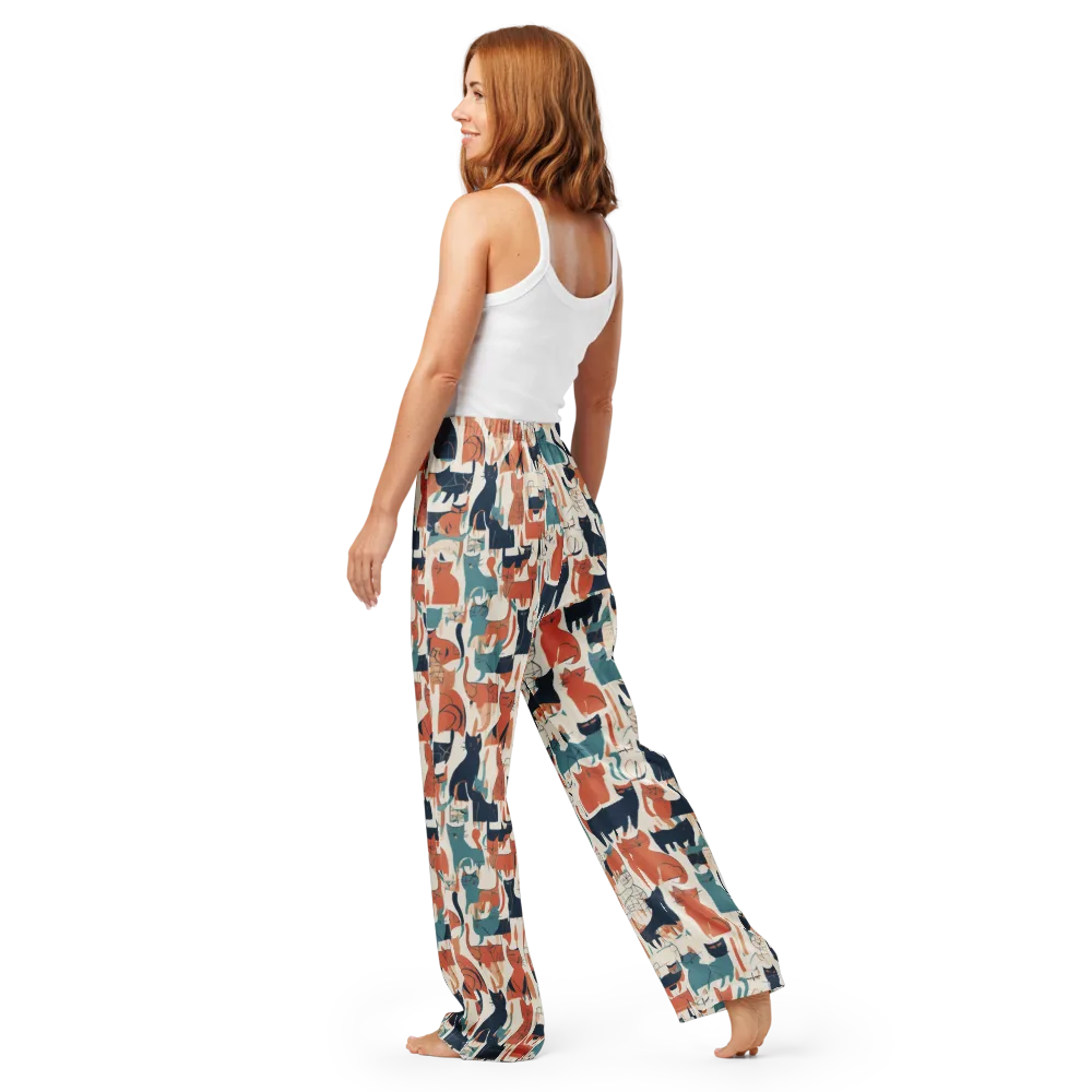 Catwalk Chorus on Women's Pajama Pants — Back