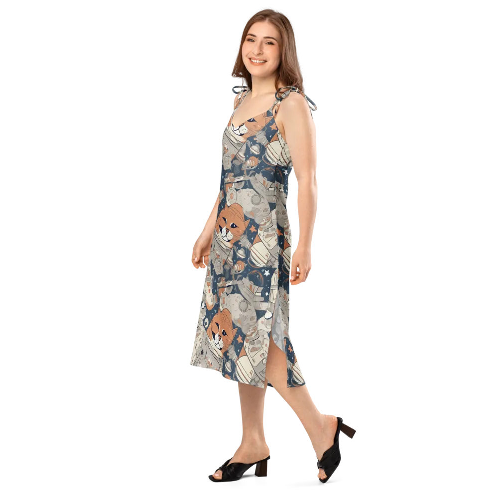 Astrocat Assembly on Slip Dress — Left Front