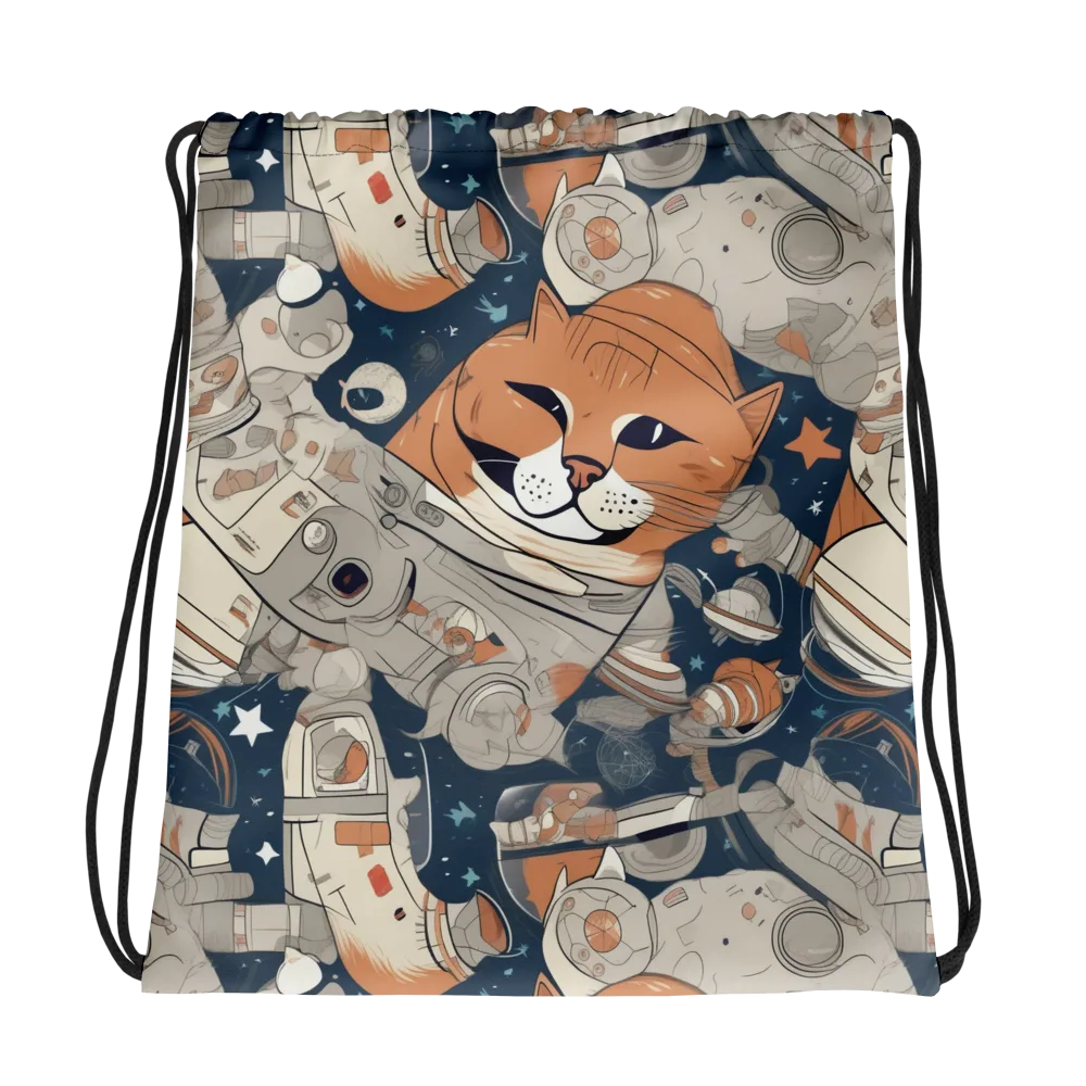 Astrocat Assembly on Drawstring Bag — Photo