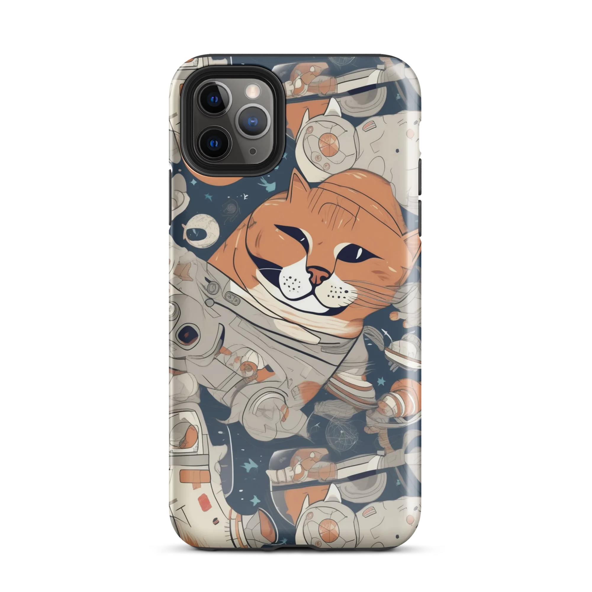 Astrocat Assembly on Tough Case for iPhone® — Front